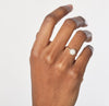 Halo Diamond Opal Ring