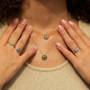 Daisy Calibré Gemstone Necklace