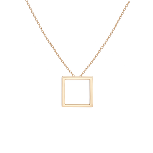 Solid Square Necklace