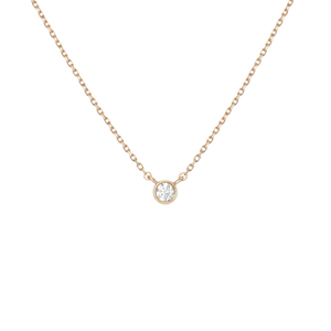 XL Diamond Bezel Necklace